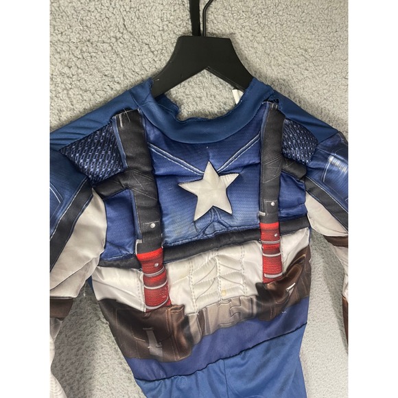 Marvel Captain America The Winter Soldier Costume Medium Kids Halloween - Picture 2 of 13